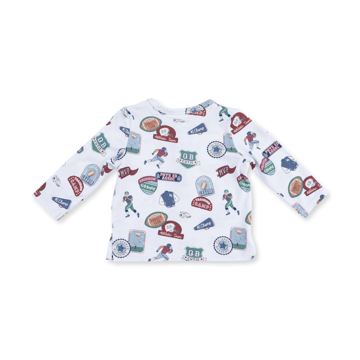 Football Patches - Long Sleeve Henley and Jogger