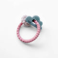 Cloudy Days Silicone Teether: Petunia Pink