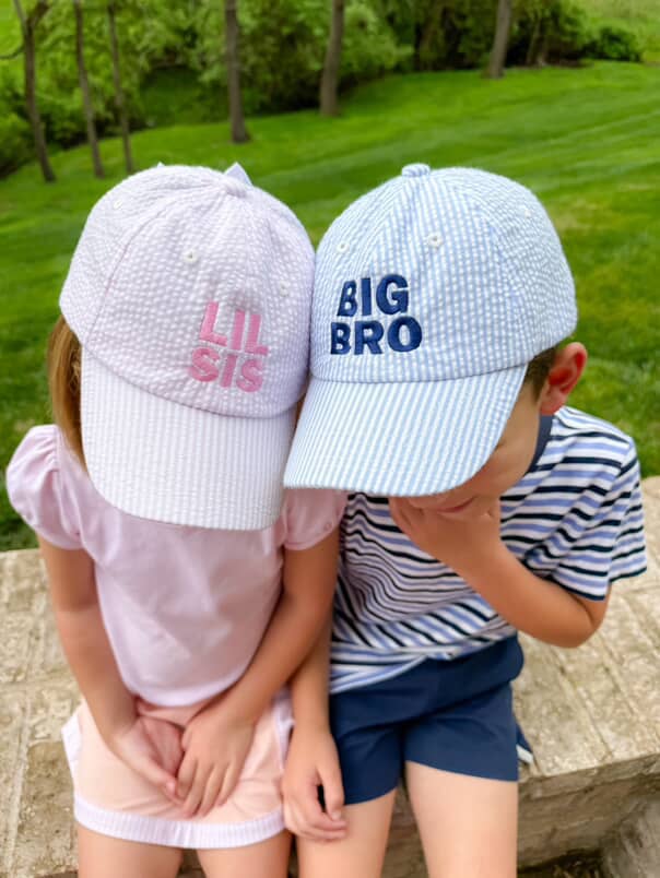 Lil Sis Bow Baseball Hat- Baby