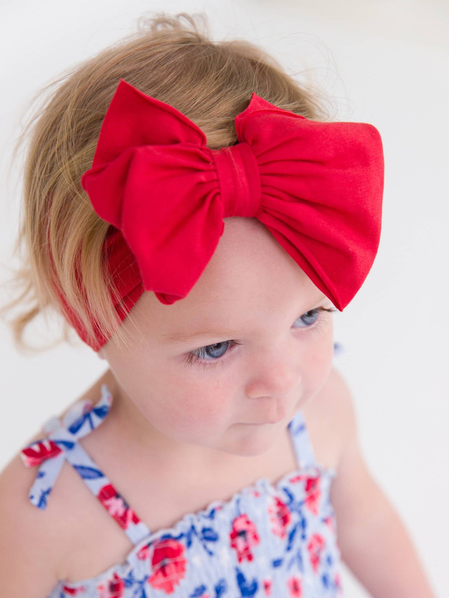 Girls Red Big Bow Headband
: One Size