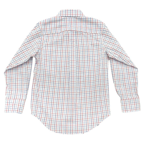 Carter Oxford Shirt Patriotic Plaid: Patriotic Plaid