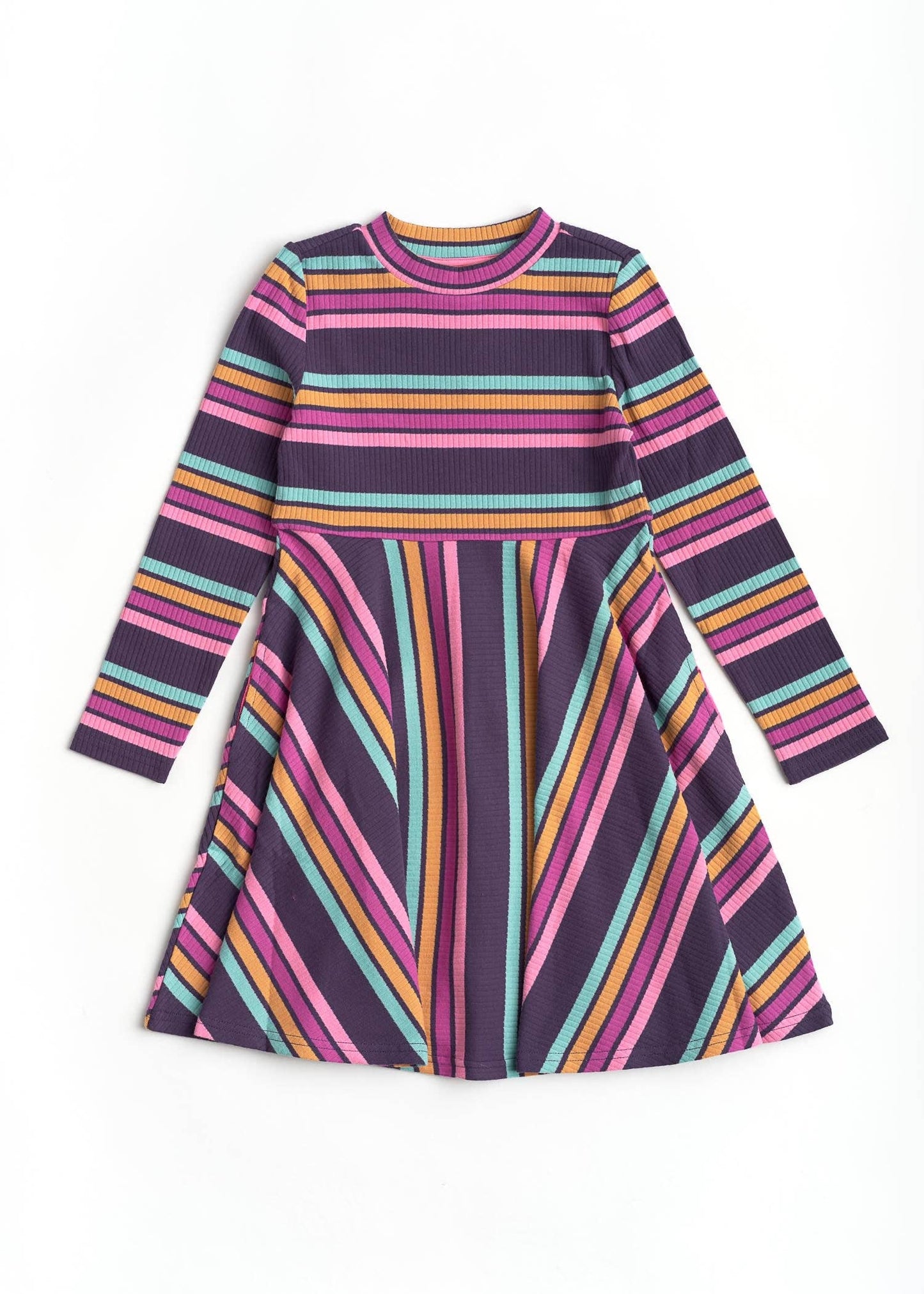 Twist & Shout Dress: Retro Stripe