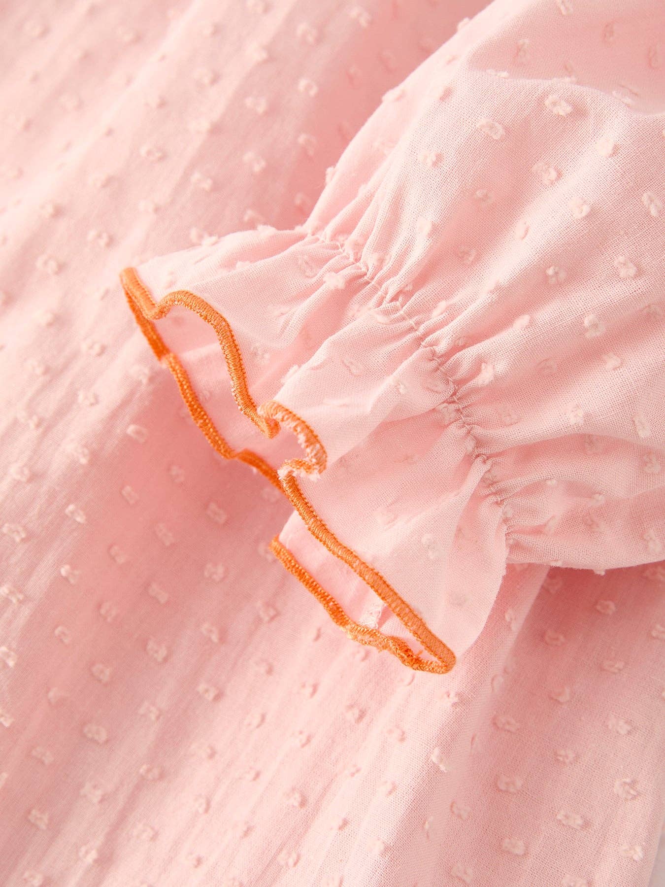 Fall Thanksgiving& Halloween Chicken Pumpkin Smock Embroidery Baby Girl Dress: 4