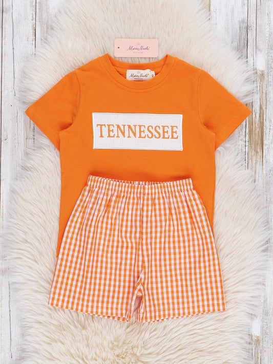 Tennessee Smocked Gingham Outfit: