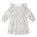 Organic Ruffle Sleeve Dress - Garden - Wild Lapin Children’s Boutique