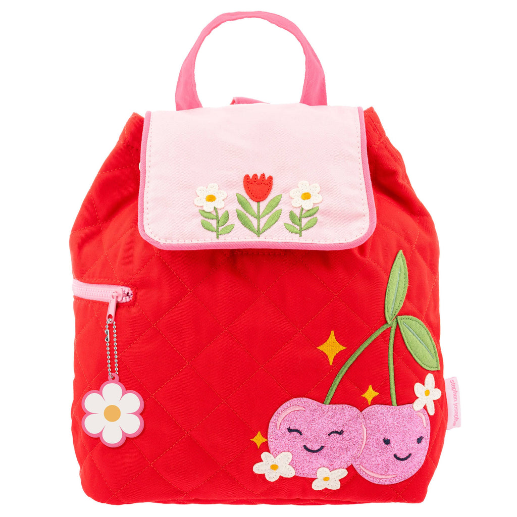Quilted Backpacks: Cherry