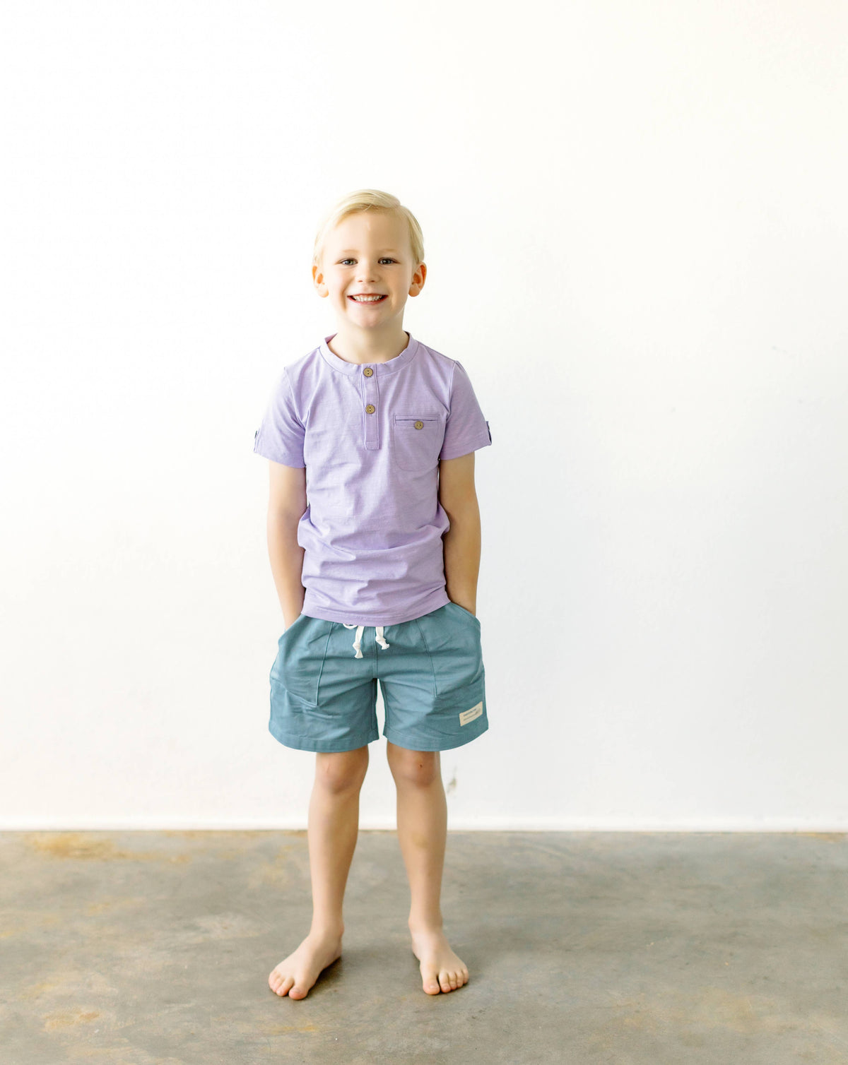 Boys Teal Shorts