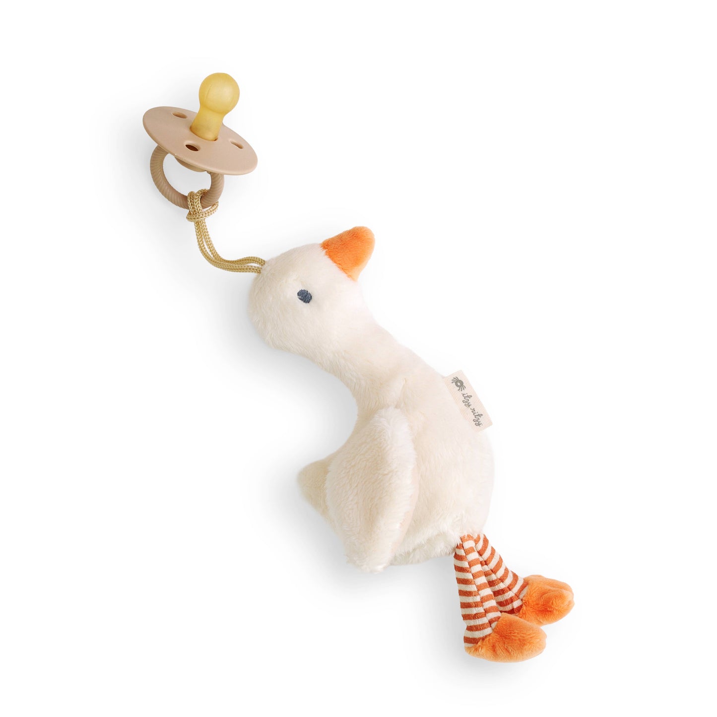 Bitzy Pal Natural Rubber Pacifier & Plush: Cow
