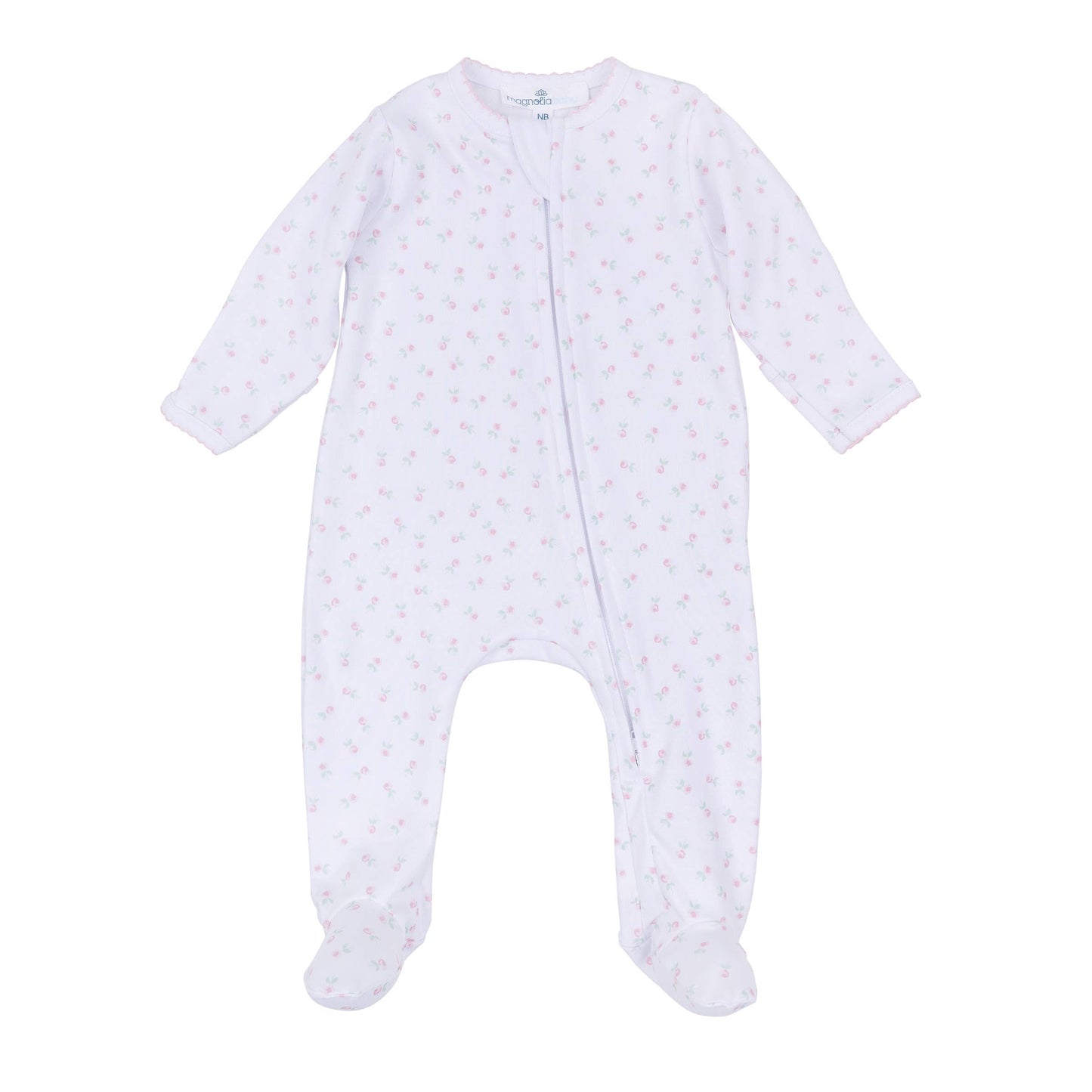 Juliette's Classics Print Zip Footie: 3 Months