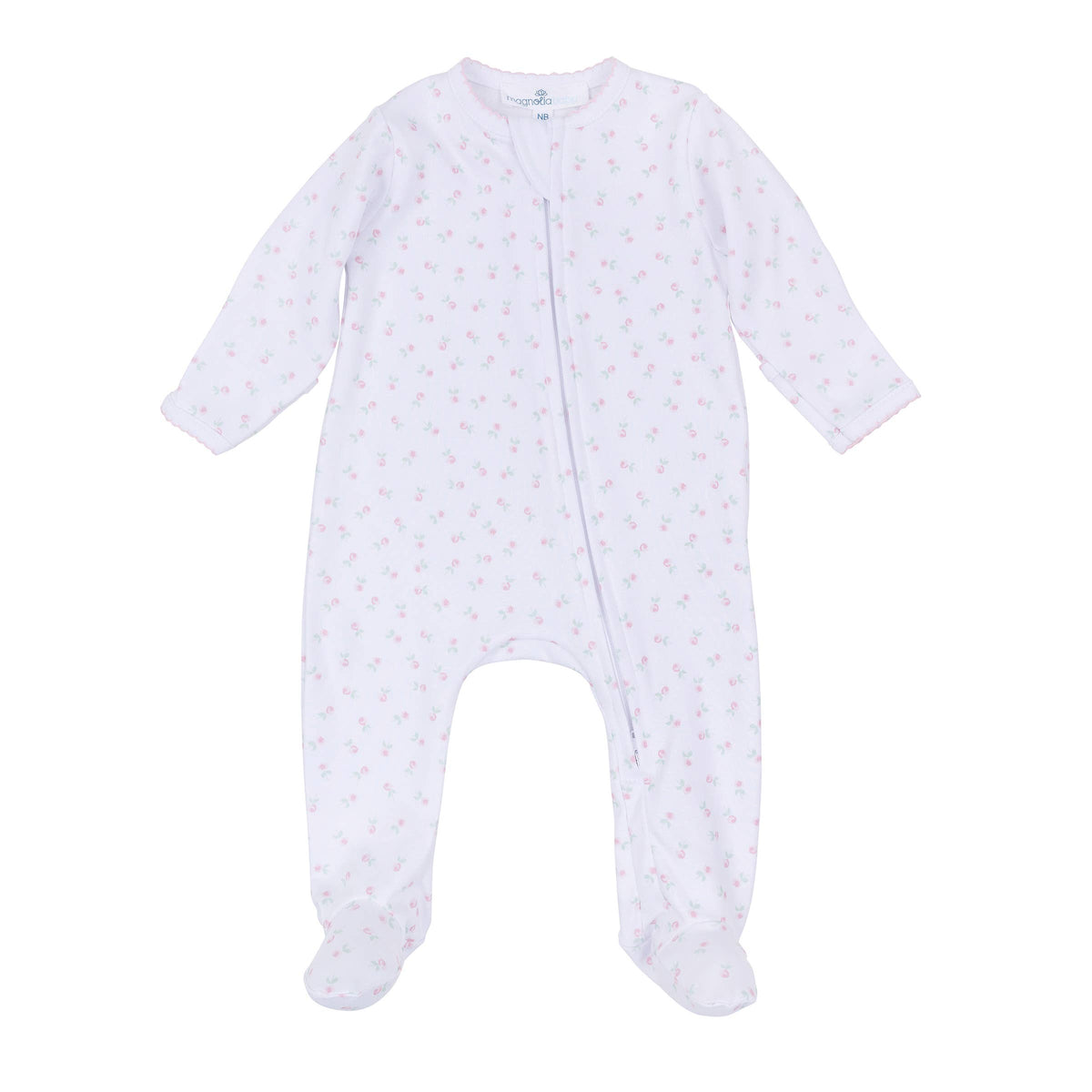 Juliette's Classics Print Zip Footie: 3 Months