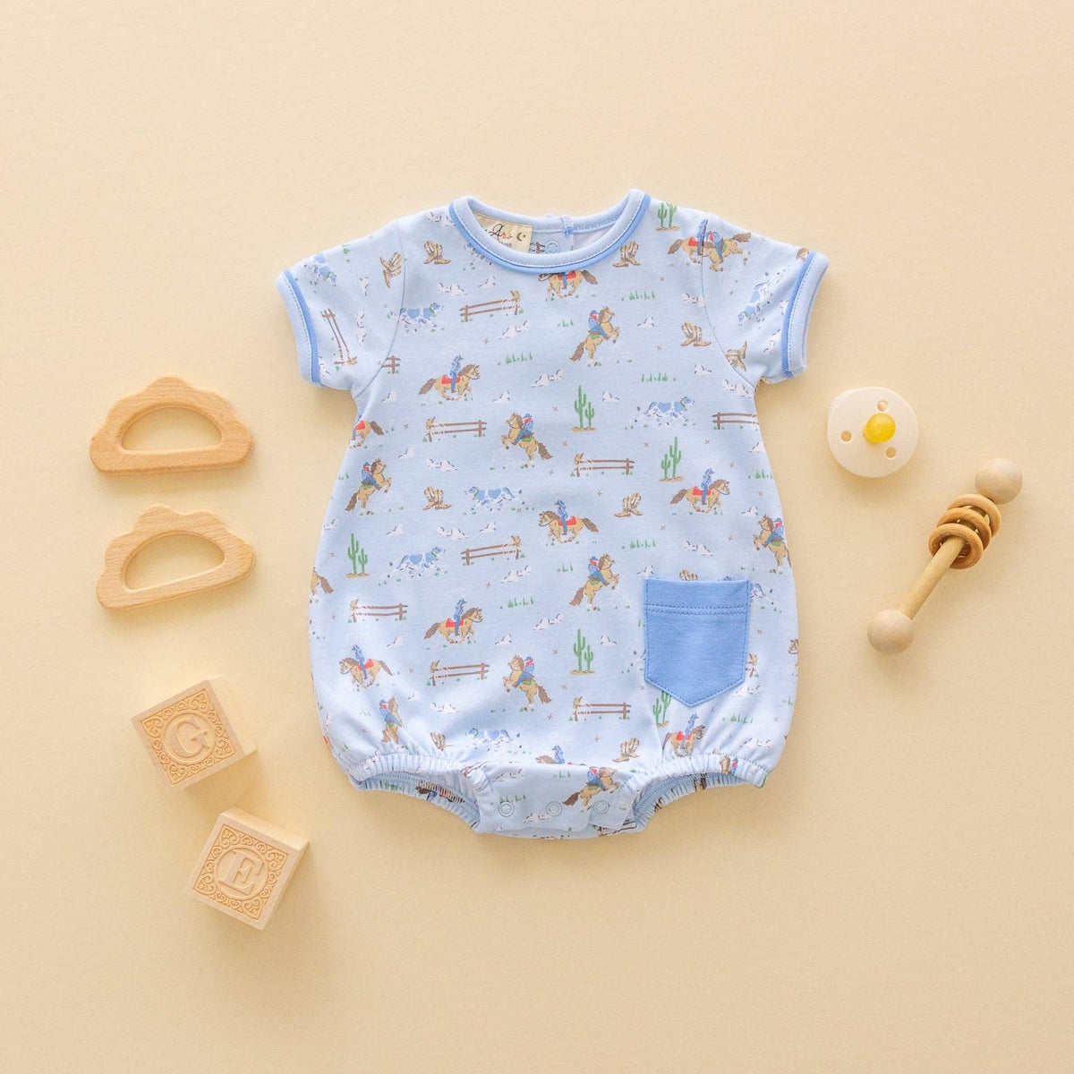 Little Wranglers Bubble - Sky