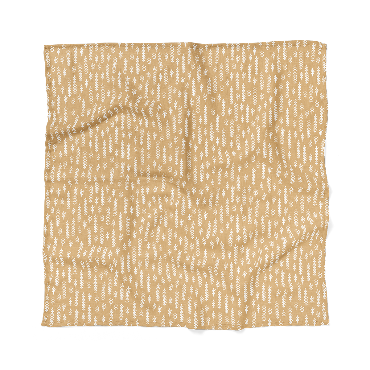 Muslin Swaddle Baby Blanket – Wheat: Almond