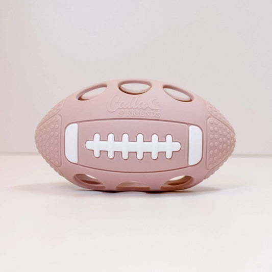 Touchdown Silicone Teether: Petal Pink