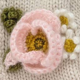Poppy Handknit Sweater Set Natural Baby & Toddler: 0-6 months