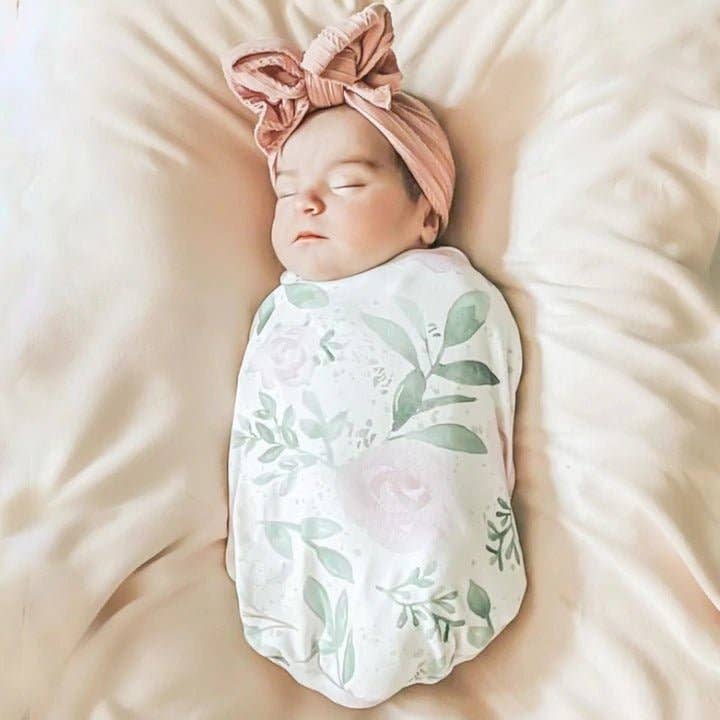 COCOON SWADDLE: Chambray Waves / Small