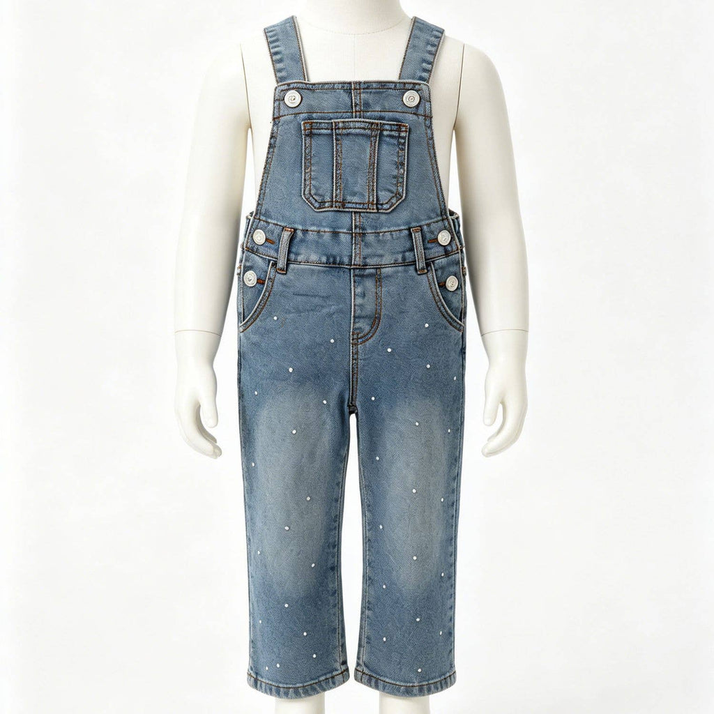Pearl Denim Overalls