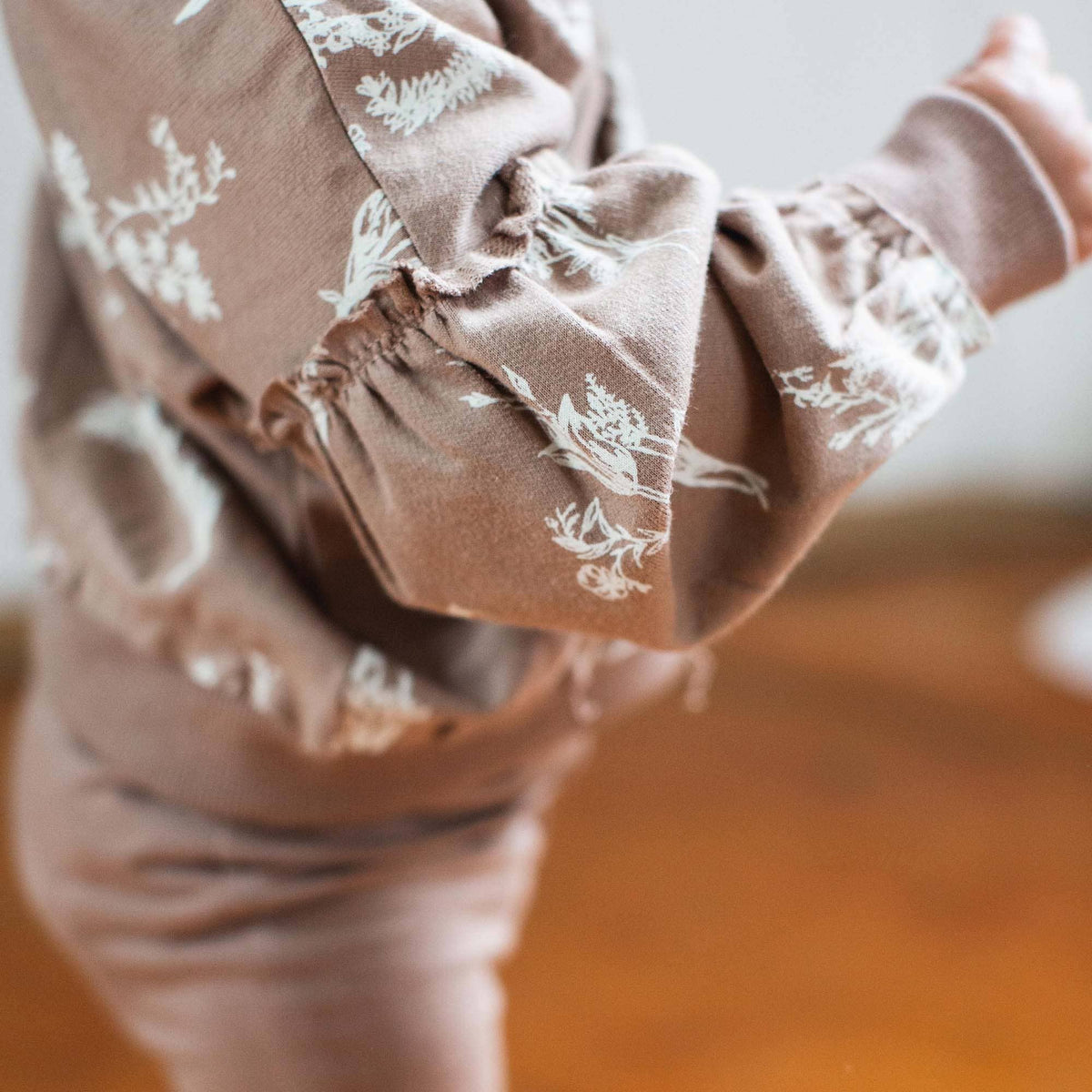 Little Wild Flower Toddler Sweat Set - Wild Lapin Children’s Boutique