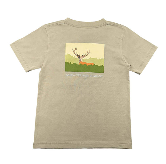 Deer Boys Graphic Tee SS Taupe: Taupe