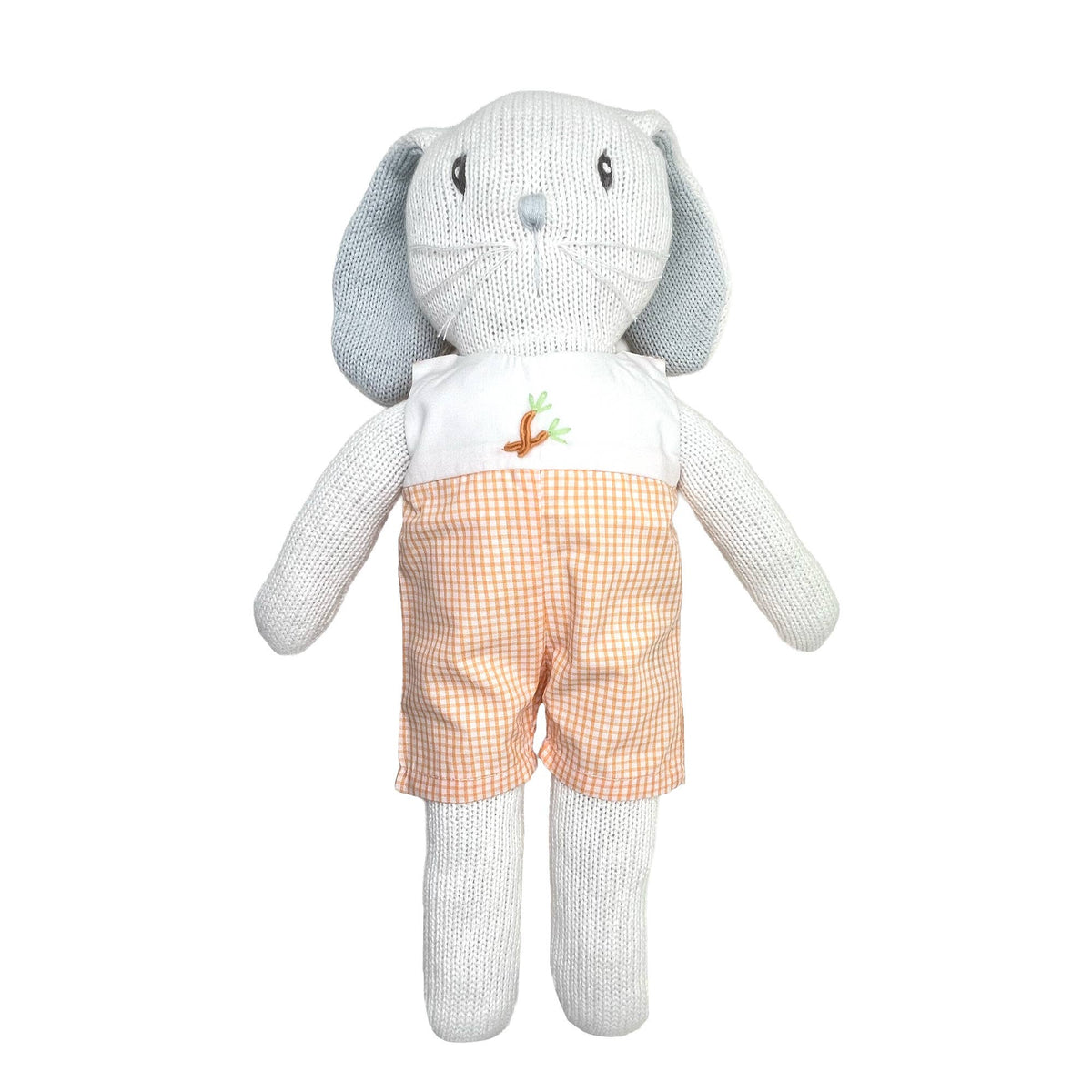 Shirt and Shorts Set with Hand Embroidered Easter Bunnies: Shirt/Short