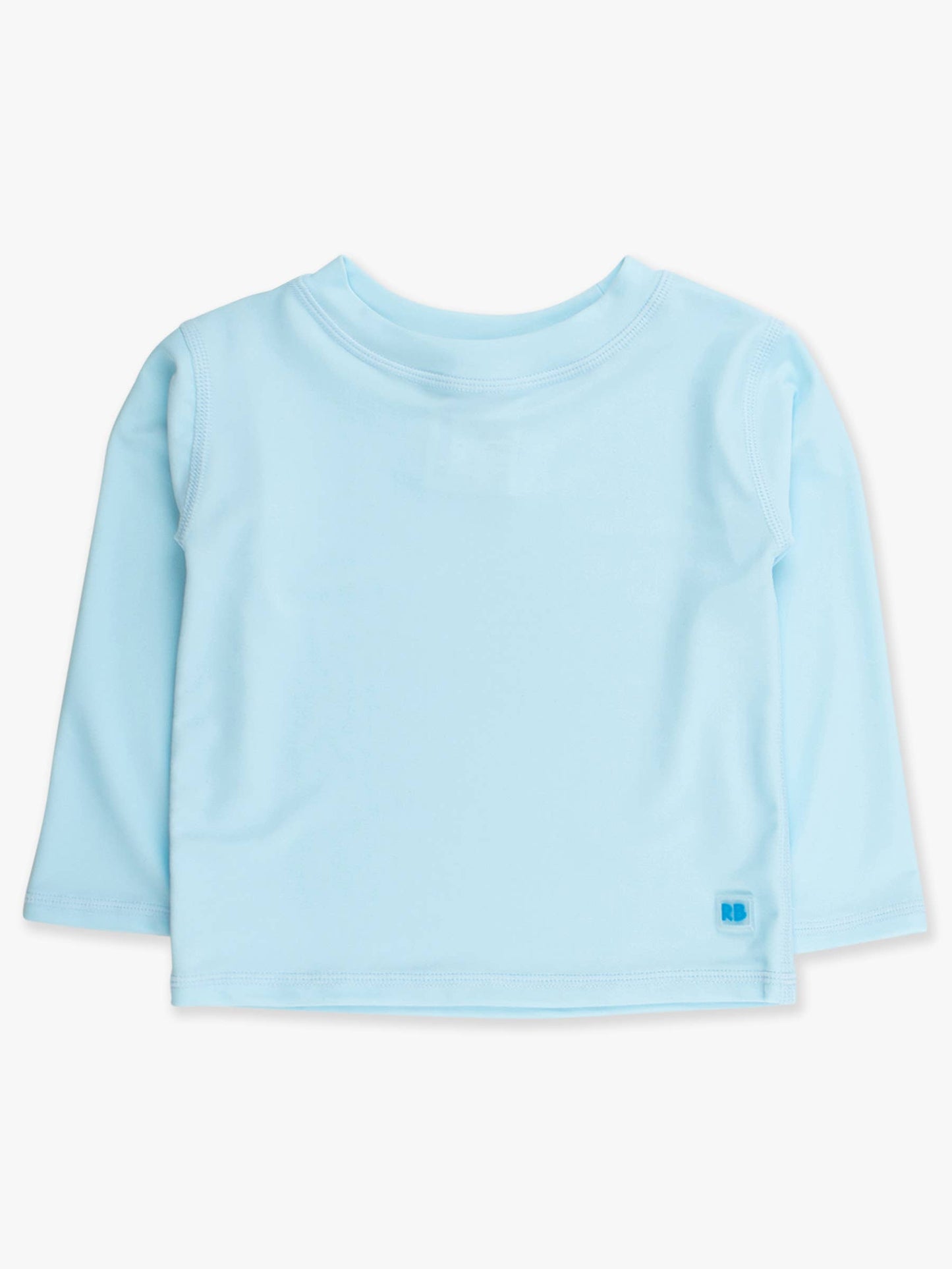 Boys Blue Breeze Long Sleeve Rash Guard: Blue