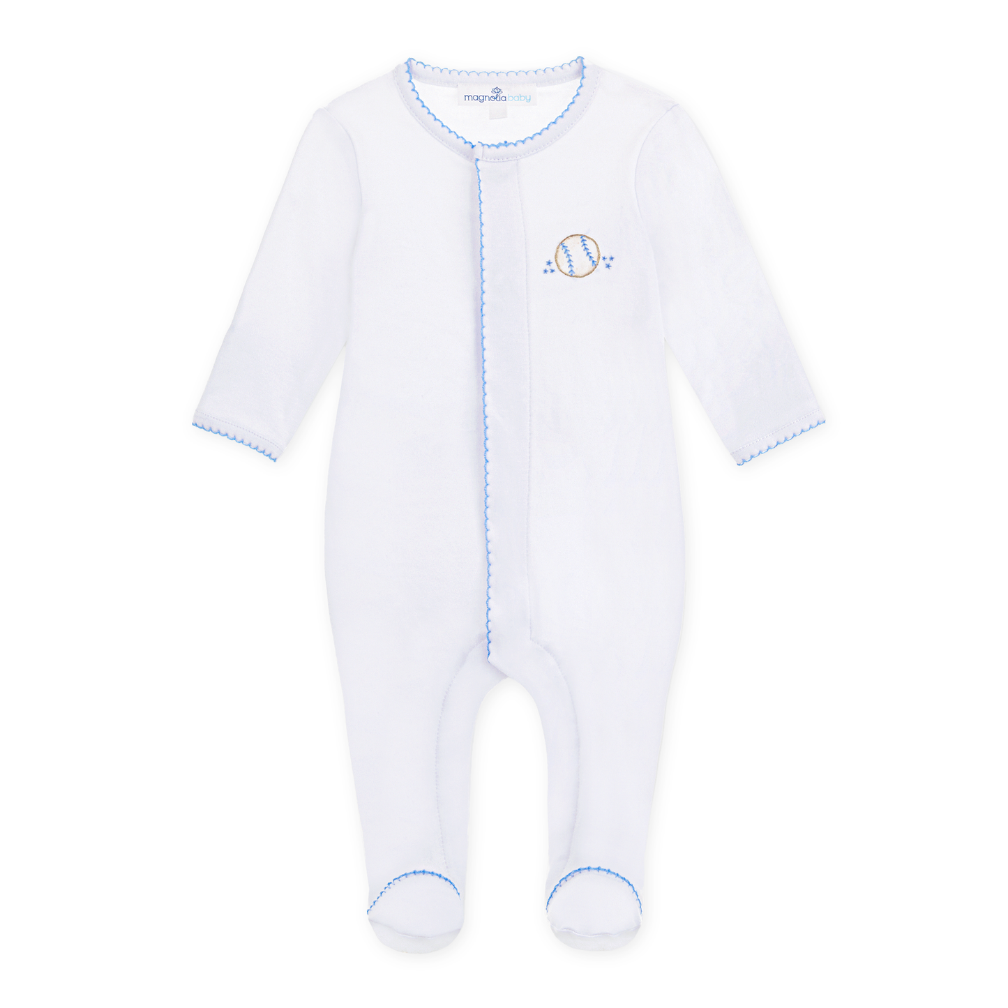Precious Lil' Sluggers Footie - Light Blue