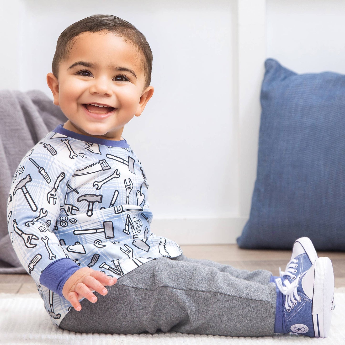 Tool Time Bamboo Baby Boy's Top & Pants