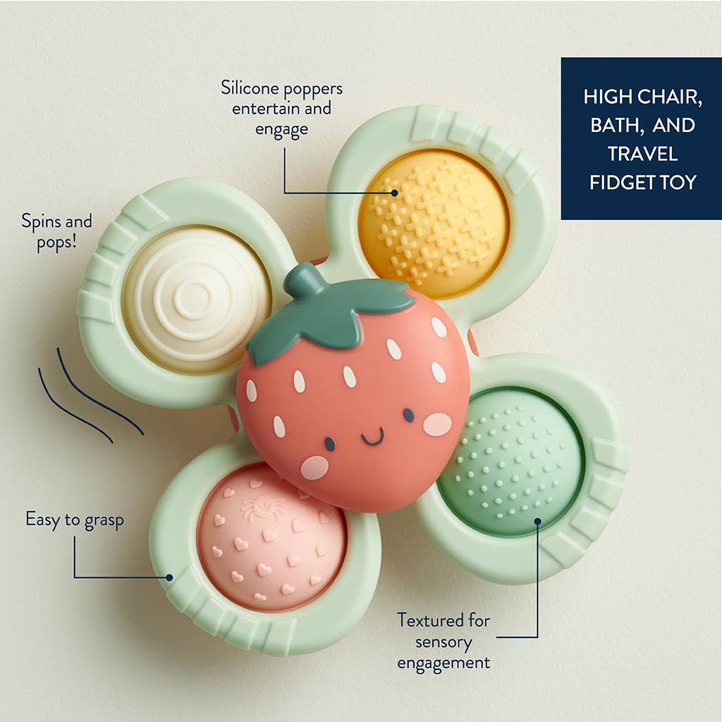 Itzy Pop & Whirl™ - Bath + Travel Toy: Smile