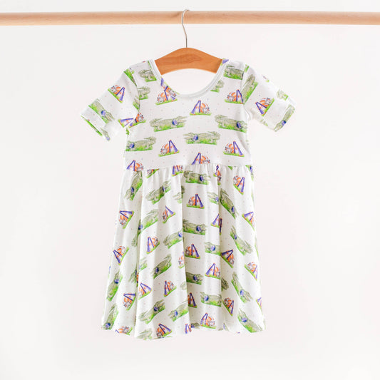 Mascot Mania in Florida Organic Cotton Twirl Dress: 2T