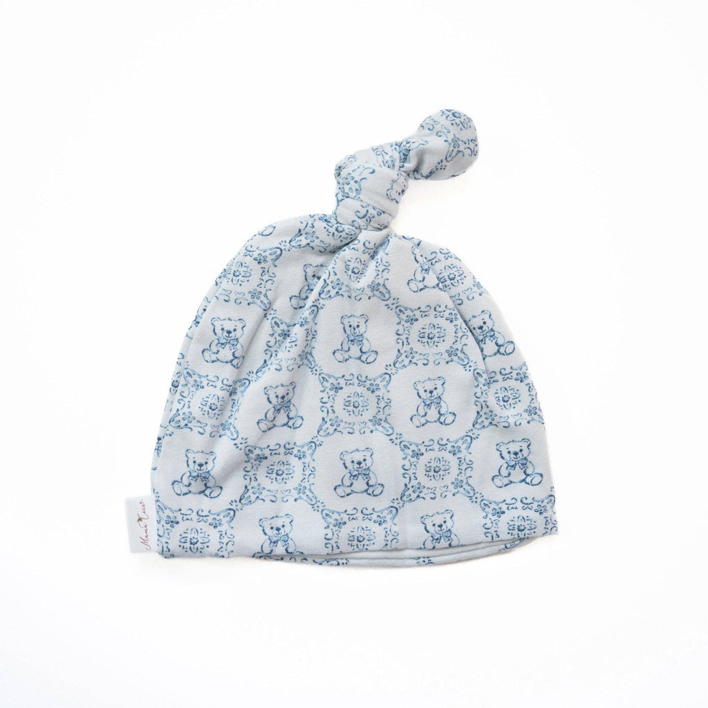 KNOTTY BEANIE: Teddy Tiles / 0-6m