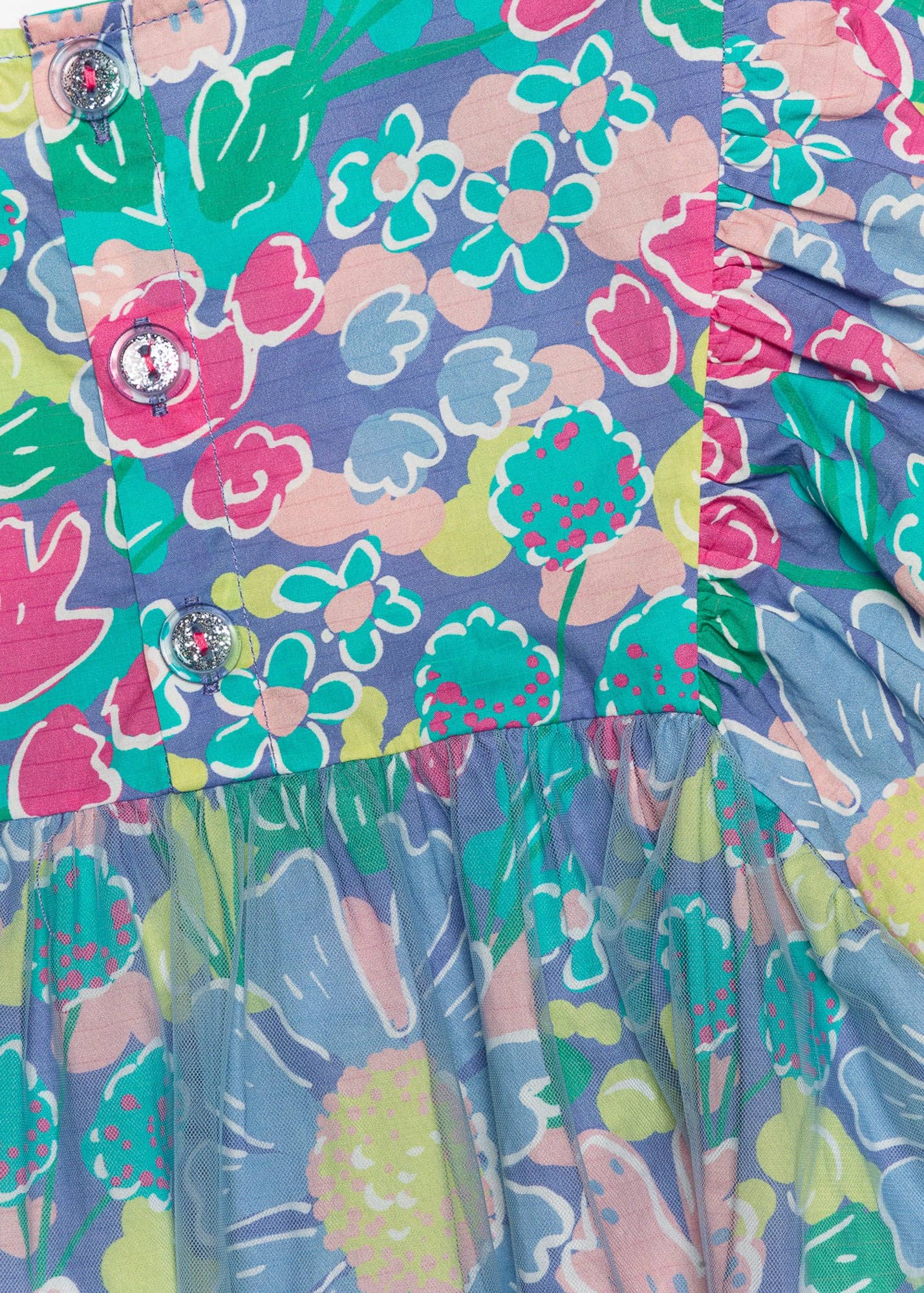 Malibu Dress: Periwinkle Floral