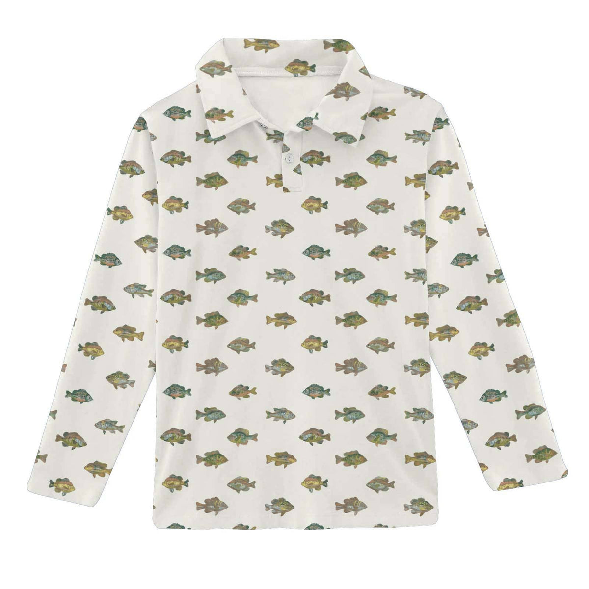Lake Fish - LS Polo Shirt