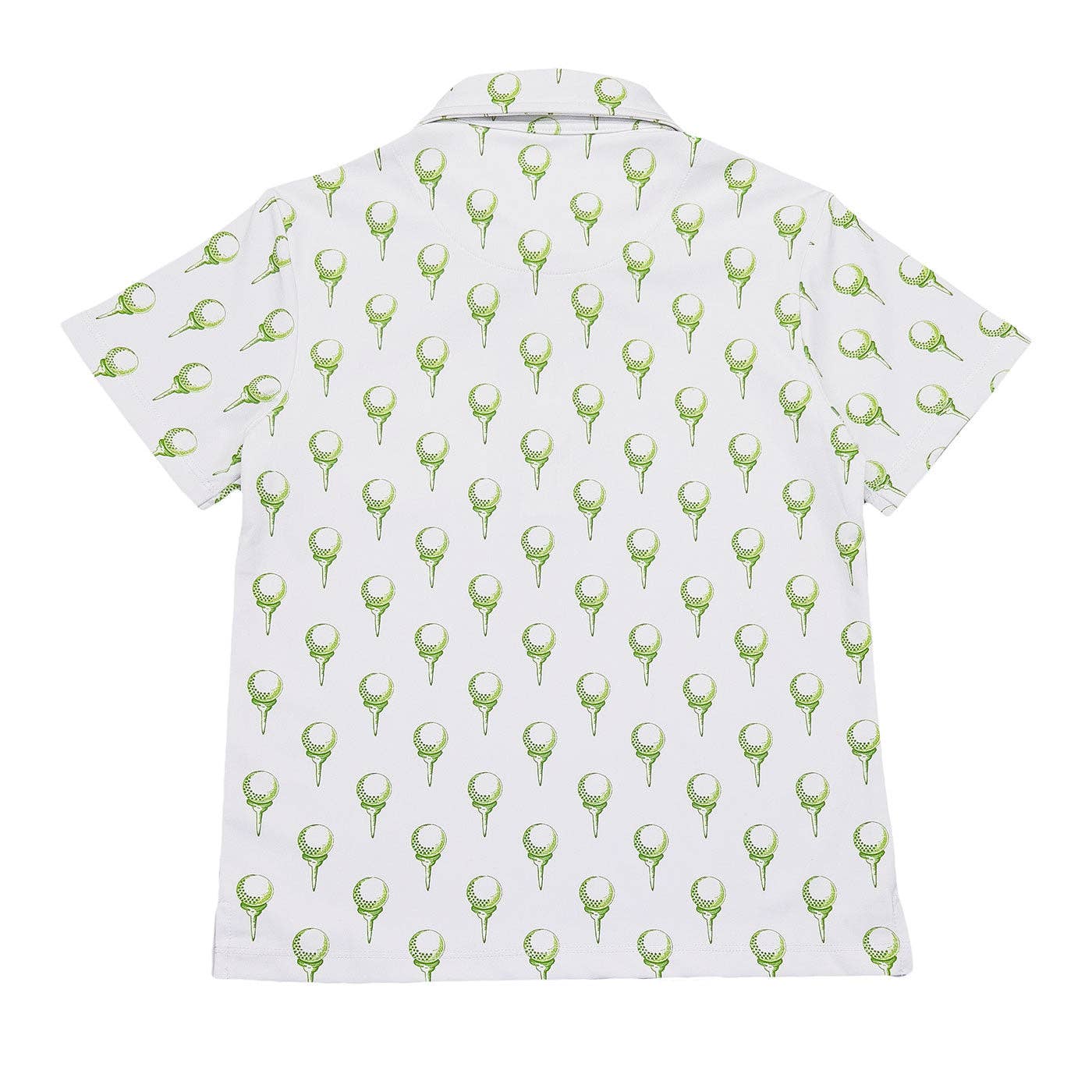 Inshore Performance Polo White Golf Print: White Golf Print / 2t