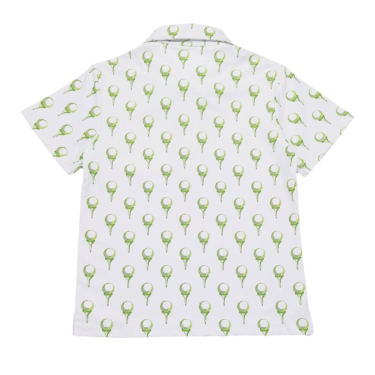 Inshore Performance Polo White Golf Print: White Golf Print / 2t