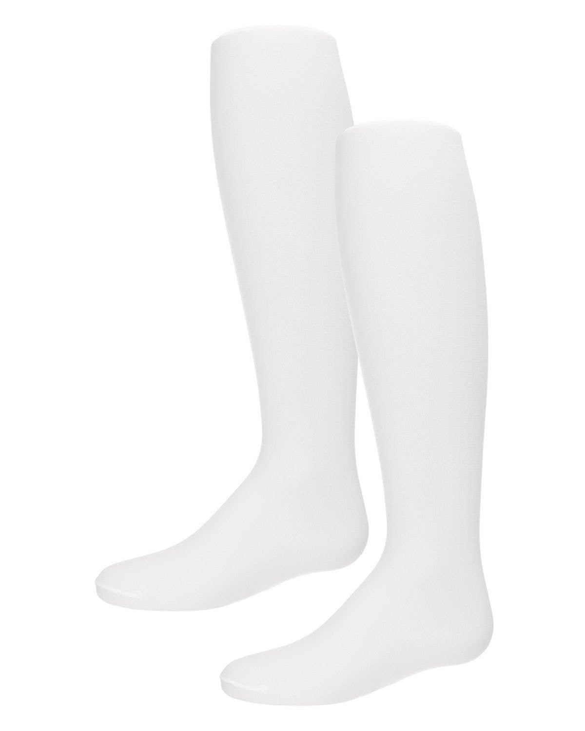 MeMoi Solid Infant's Microfiber Tights 2-Pack: Pink-White