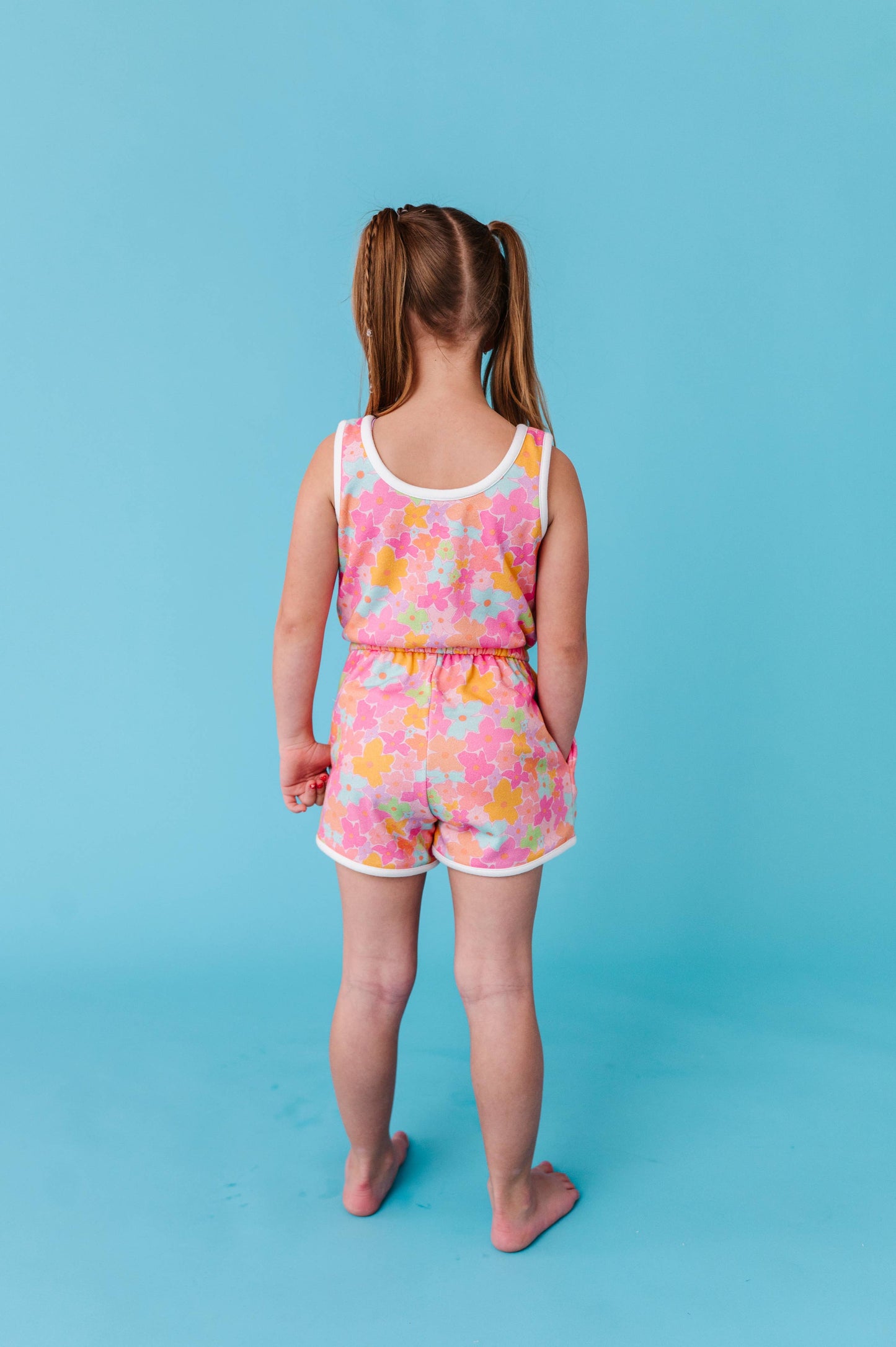 Tutti Fruitti Blossom Girls Tank Romper