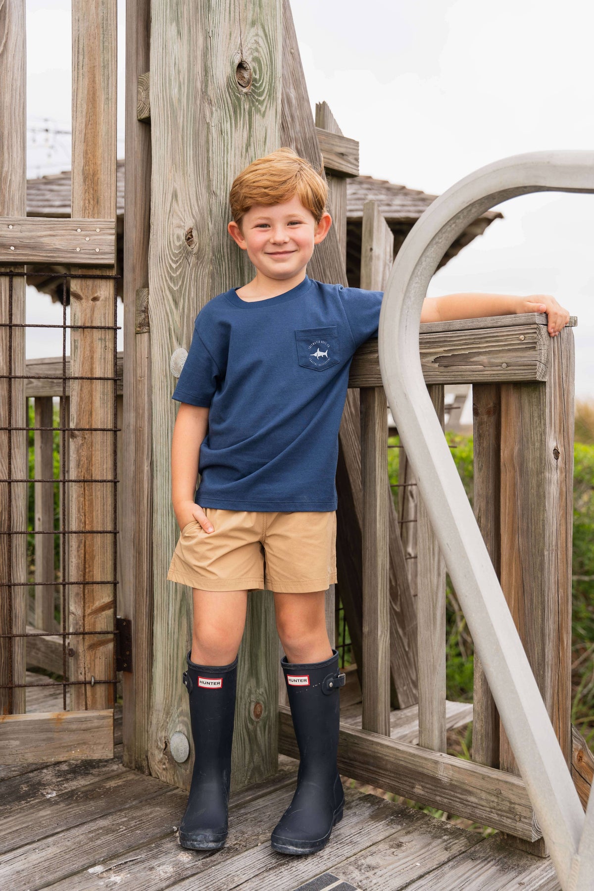 Dive Flag Boys Graphic Tee SS Navy: Navy
