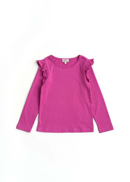 Pretty in Plum Tee: Baton Rouge