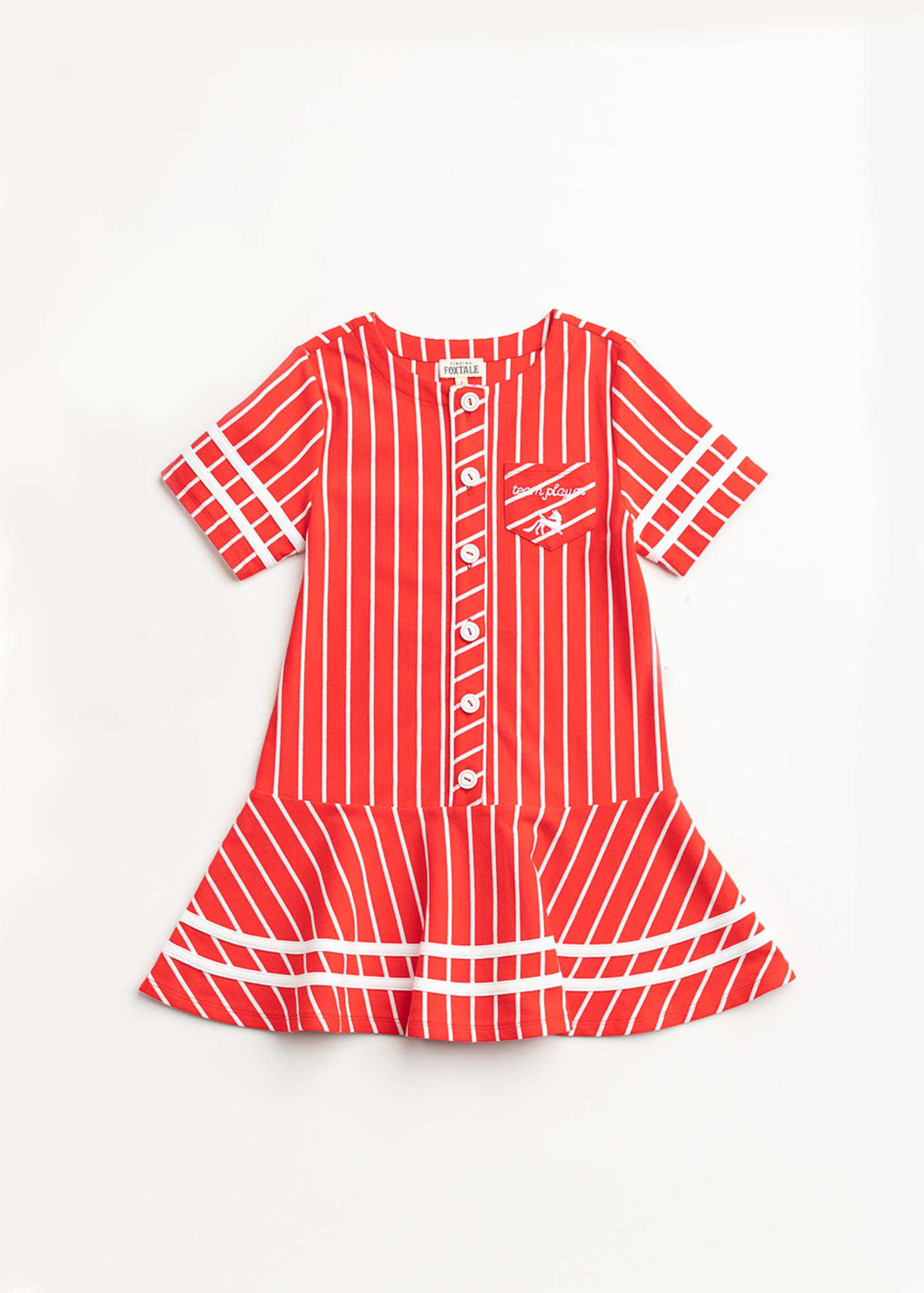 Team Player Dress: Winning Stripe