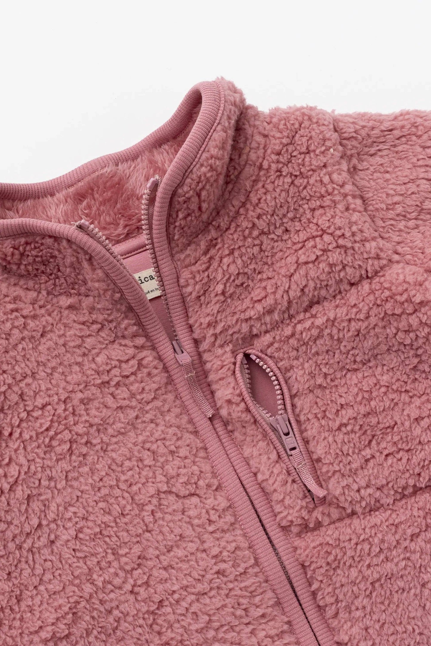 Sherpa Jacket_Mauve Pink: Girl / Mauve Pink