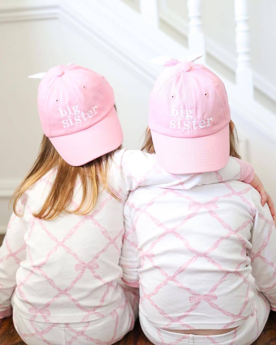 Big Sister Bow Baseball Hat- Youth
