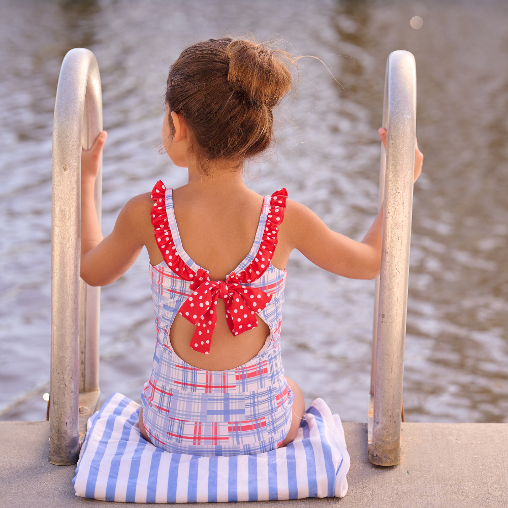 Girls Swimsuit - Cape Cod Madras
