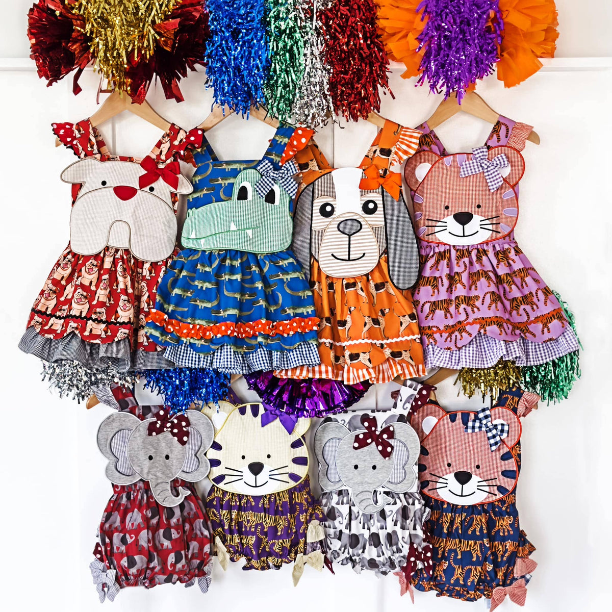 Orange & Purple Tiger Bubble - Wild Lapin Children’s Boutique