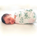 COCOON SWADDLE: Blushing Eucalyptus / Small