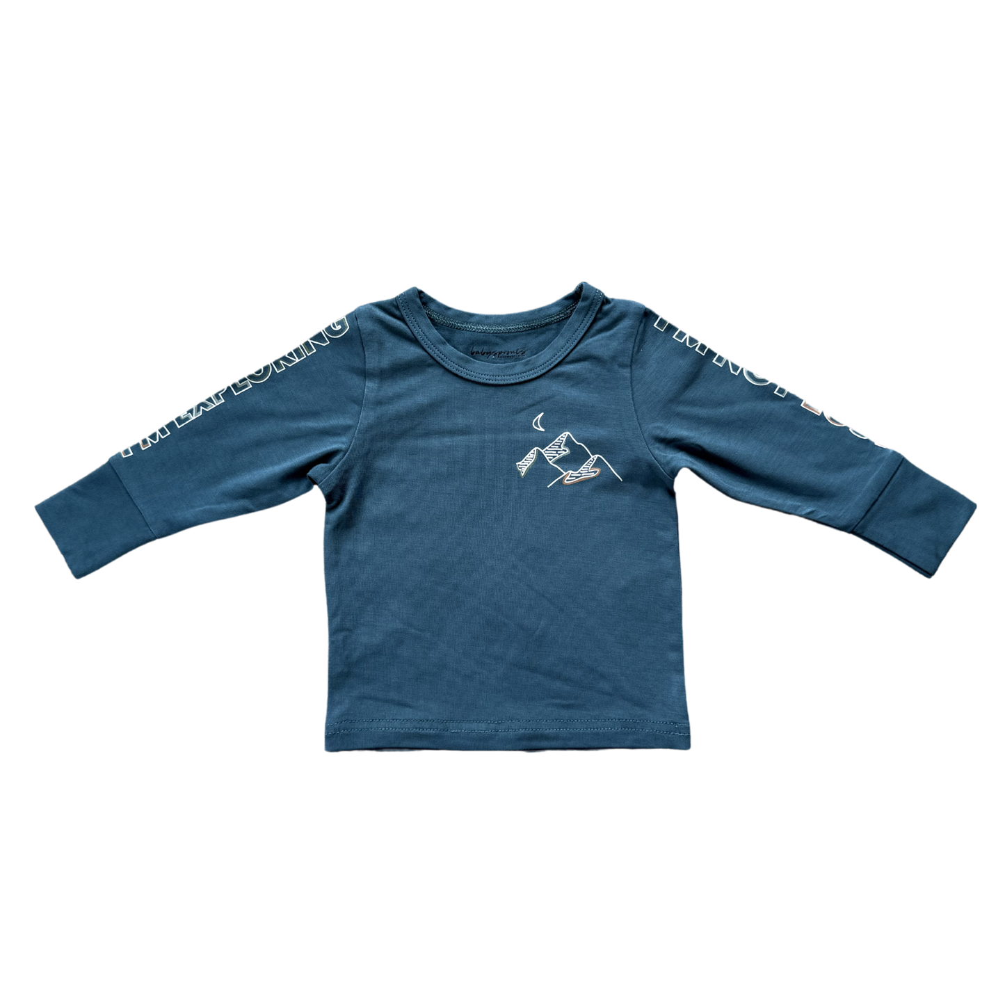 Boy's Long Sleeve Bamboo Tee: I'm Not Lost I'm Exploring