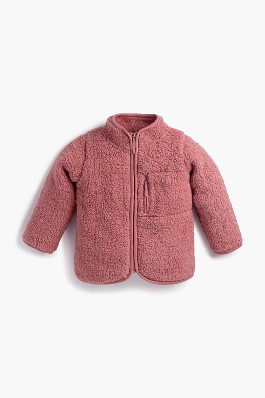 Sherpa Jacket_Mauve Pink: Girl / Mauve Pink