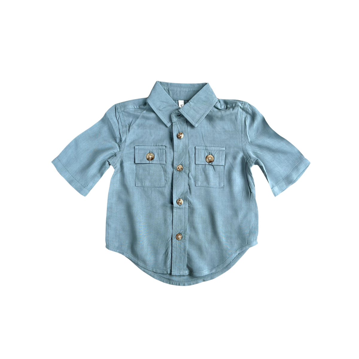Utility Shirt: Stripe in Toffee