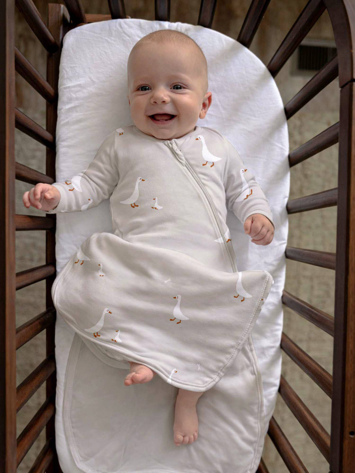 LONG SLEEVE SWADDLE: Woof / 1.0