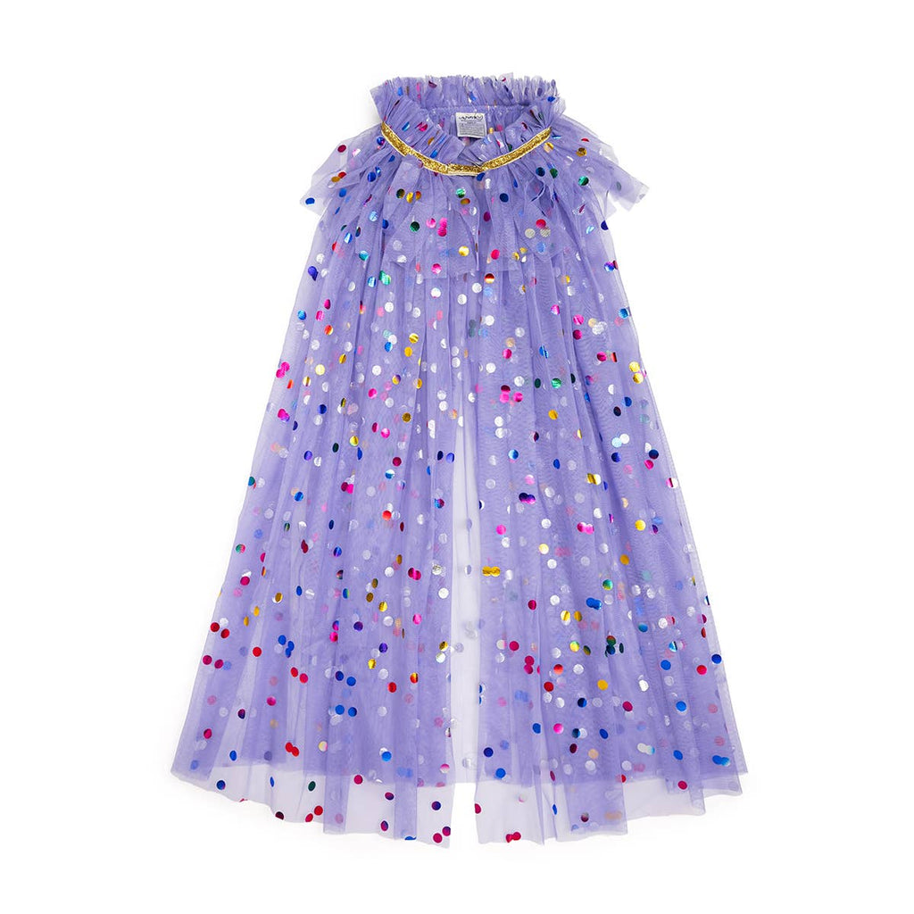 Lavender Confetti Cape - Kids Dress Up Cape