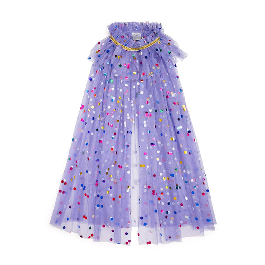 Lavender Confetti Cape - Kids Dress Up Cape