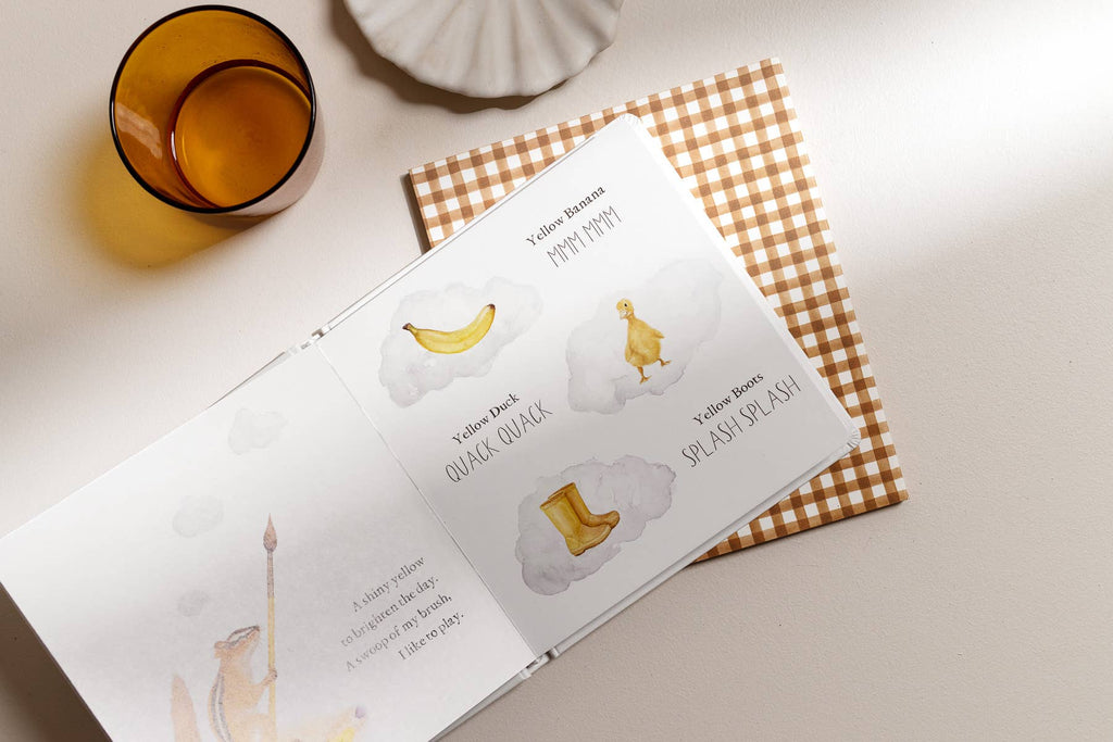 Wishy Washy: A Board Book of First Words and Colors